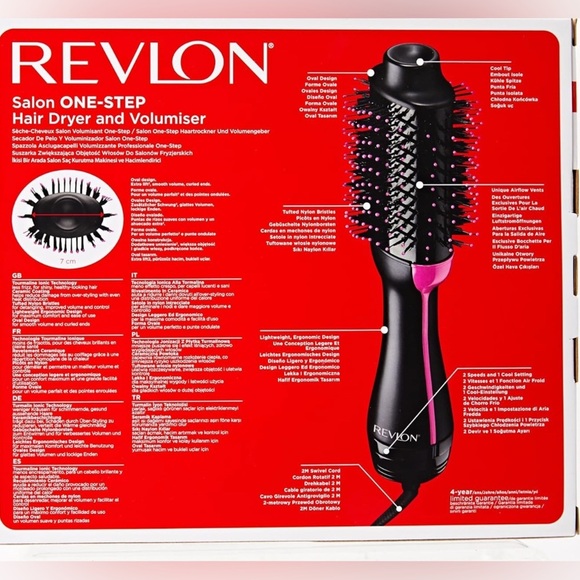 Revlon One-Step Volumizer Original 1.0 Hair Dryer and Hot Air Brush
W/OUT BOX - Picture 8 of 9